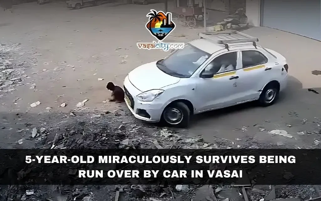 5-Year-Old Miraculously Survives Being Run Over by Car in Vasai