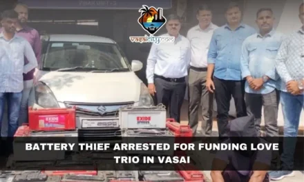 Battery Thief Arrested for Funding Love Trio in Vasai