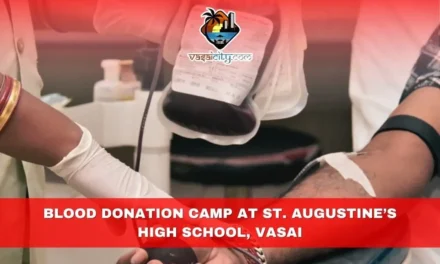 Blood Donation Camp at St. Augustine’s High School, Vasai