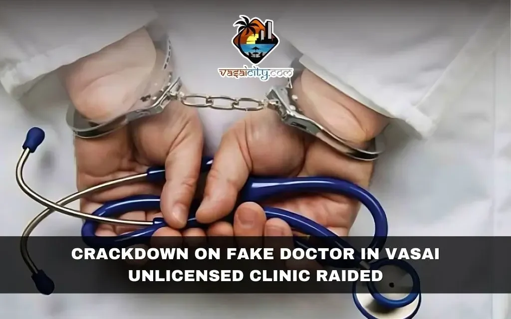 Crackdown on Fake Doctor in Vasai: Unlicensed Clinic Raided