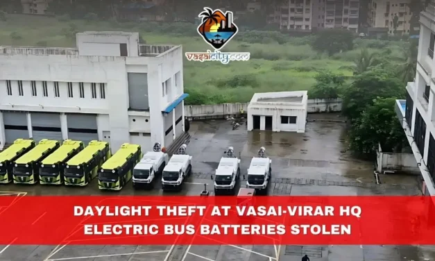 Daylight Theft at Vasai-Virar HQ: Electric Bus Batteries Stolen