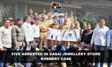 Five Arrested in Vasai Jewellery Store Robbery Case