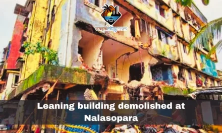 Leaning building demolished at Nalasopara