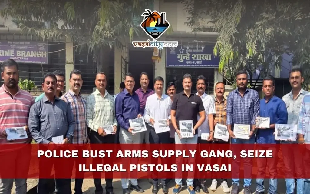 Police Bust Arms Supply Gang, Seize Illegal Pistols in Vasai