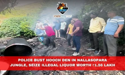 Police Bust Hooch Den in Nallasopara Jungle, Seize Illegal Liquor Worth ₹1.56 Lakh