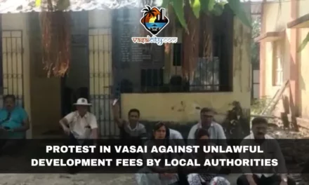 Protest in Vasai Against Unlawful Development Fees by Local Authorities