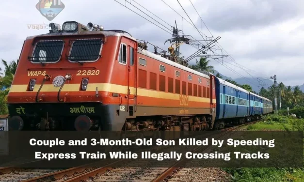 Tragic Incident at Virar Station: Couple and 3-Month-Old Son Killed by Speeding Express Train While Illegally Crossing Tracks