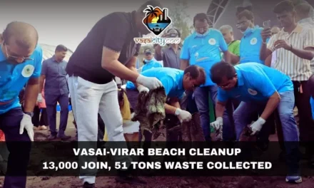 Vasai-Virar Beach Cleanup: 13,000 Join, 51 Tons Waste Collected