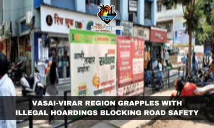 Vasai-Virar Region Grapples with Illegal Hoardings Blocking Road Safety
