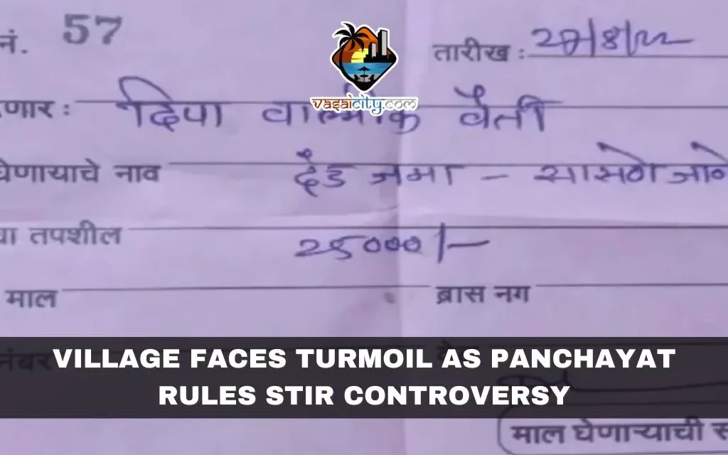 Village Faces Turmoil as Panchayat Rules Stir Controversy