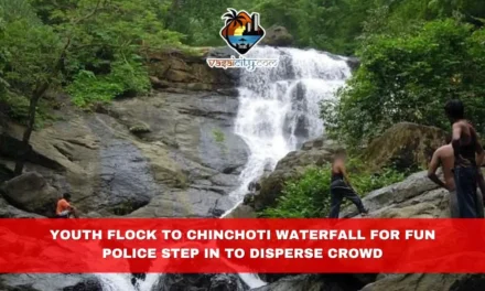 Youth Flock to Chinchoti Waterfall for Fun, Police Step In to Disperse Crowd